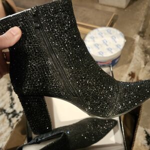 Glitter Ankle Boots